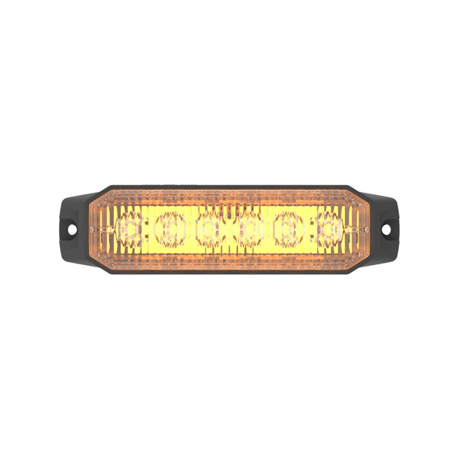 Dasteri LED Strobe Compact Orange Clear