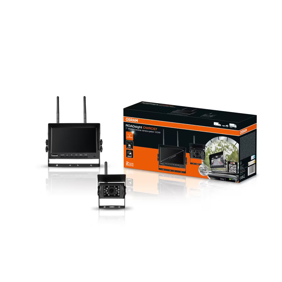 Osram Roadsight OWRCS7 7" Draadloos Achteruitrijcamera Systeem