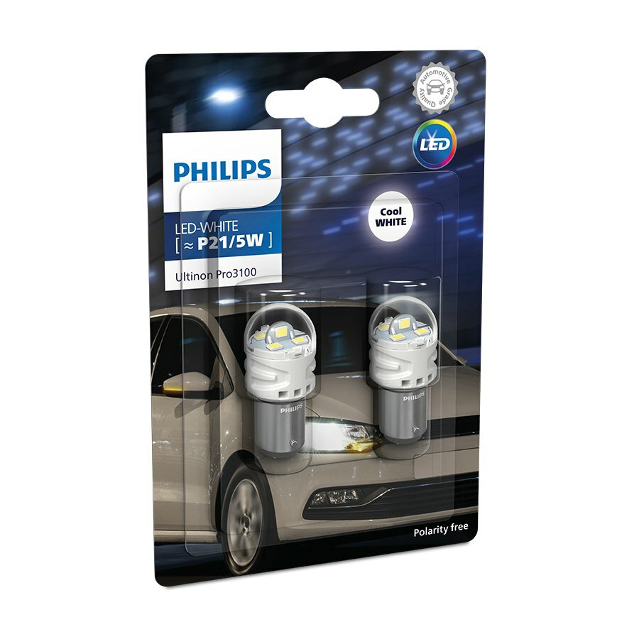 Philips LED Retrofit P21/5W White 12V&nbsp;2 Stuks