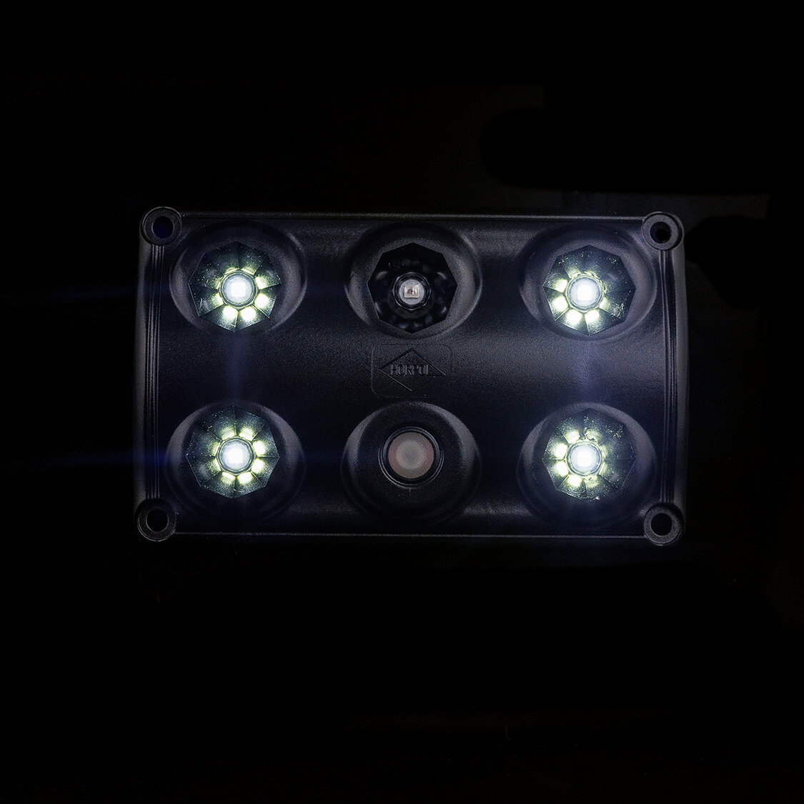 Horpol LED Interieurlamp Zwart 12-24V | Drie Standen