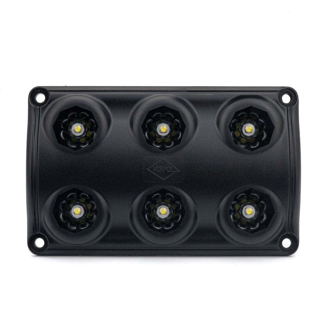 Horpol LED Interior Lamp Black 12-24V | 6-LEDs