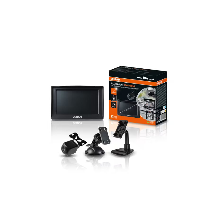 OSRAM ROADsight OWRCS4 kabelloses R&uuml;ckfahrkamera Set mit 4,3" Monitor