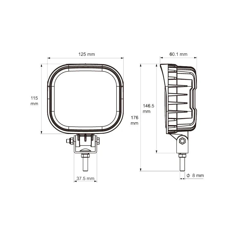 Lucidity Febi LED Work Light Floodlight | 22W | 2160LM