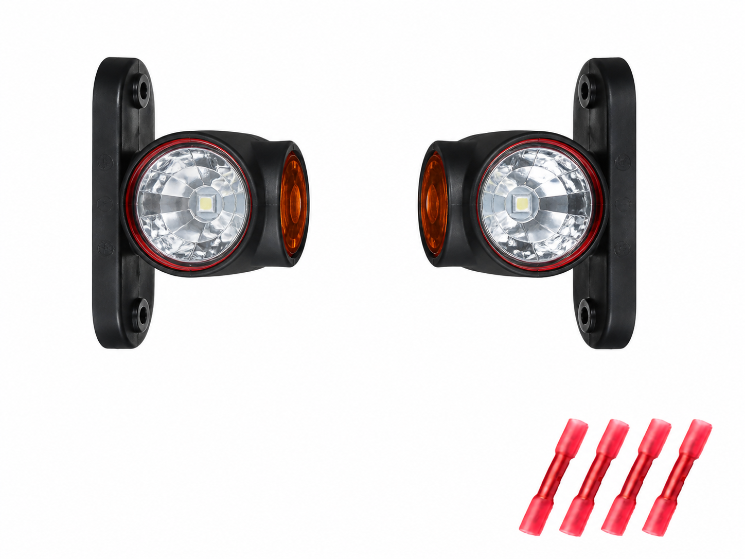 Horpol LED marker light set of 2 | 3 functions universal short