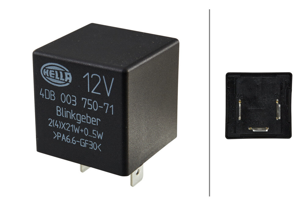 HELLA 4DB 003 750-711 12V 3-Pin Flasher Relay