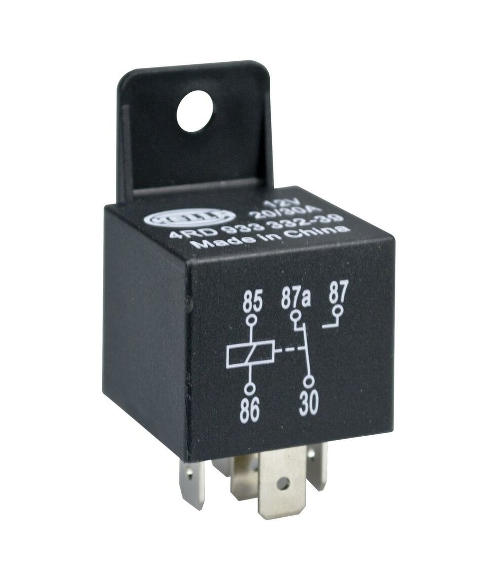 HELLA 4RD 933 332-391 12V 5-Pin Changeover Relay | 20A