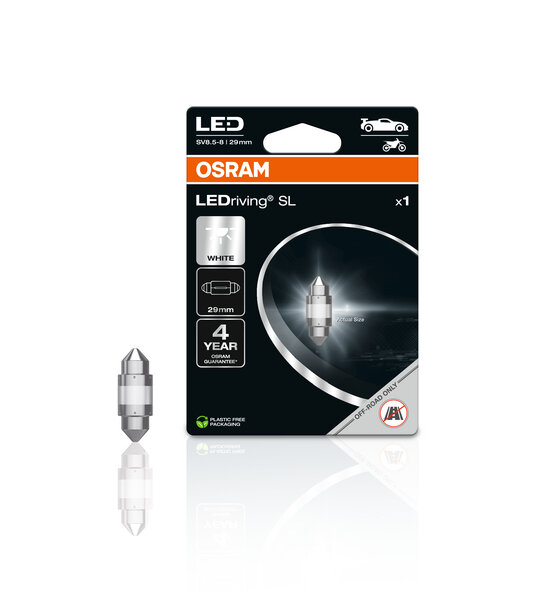 Osram C5W LED Retrofit 29mm White 12V SV8.5-8