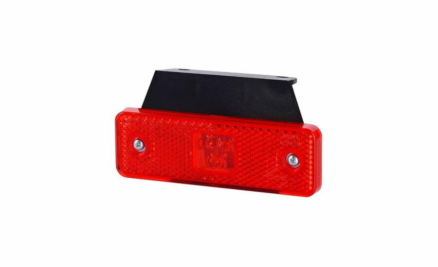 Horpol LED Rear Marker Light Red With Reflector And Bracket 12/24V | LD-501