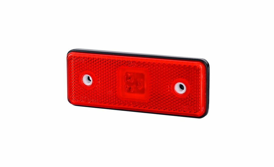 Horpol LED Rear Marker Light Red With Reflector 12/24V | LD-162/4