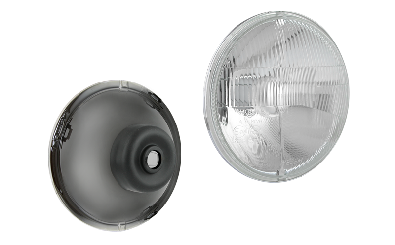 Headlight Built-in Round &Oslash;178mm / 7 Inch H4