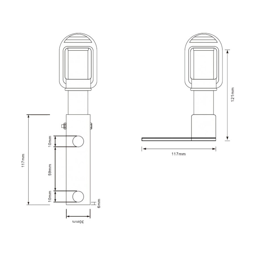 DIN Mounting Bracket Foldable