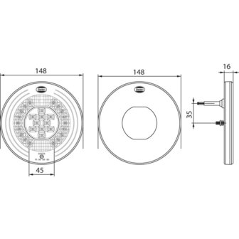 Led Reversing Light + Fog Light