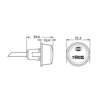 Led Front Marker Lamp 12V or 24V