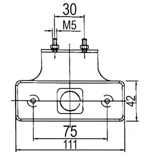 Led Side Marker Lamp Orange 24V