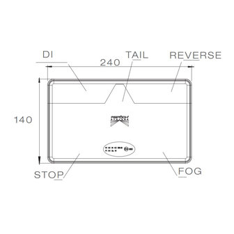 Asp&ouml;ck Rear Lamp Multiled II Rechts 8P