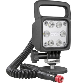 LED Worklight Floodlight 2500LM + Cable + Switch + Cigarette plug