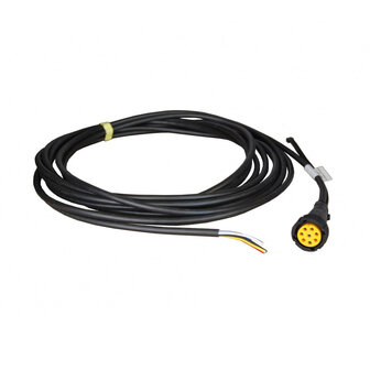 Asp&ouml;ck wire-harness left with tapping DC + 8-way Bajonet 7 meter