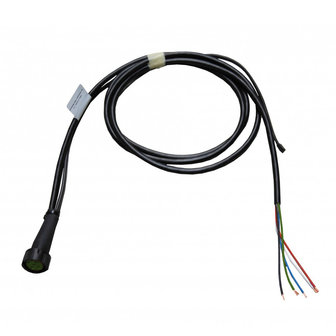 Asp&ouml;ck wire-harness right with tapping DC + 5-way Bajonet 2 meter