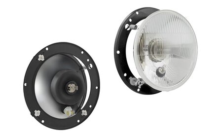 Headlamp R2 &Oslash;182x89 Incl 12V Bulbs