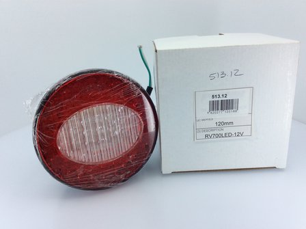 Perei LED Rear Lamp 120mm 12V