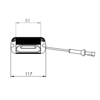 LED Interior lamp 11,7CM High Power 12V