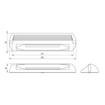 LED Interior lamp 30CM High Power