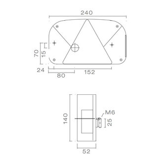 Asp&ouml;ck Multipoint II Rear Lamp Right