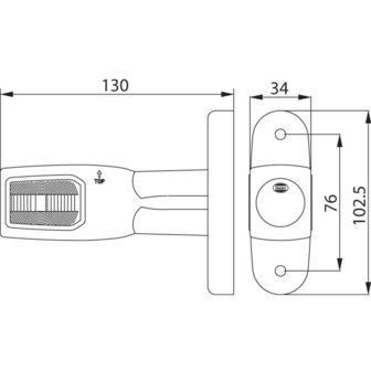 3 Function Short LED Marker Lamp 24V