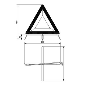 Warning Triangle Foldable