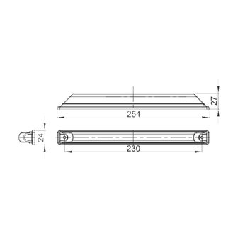 Horpol LED Direction Indicator Long LKD 664