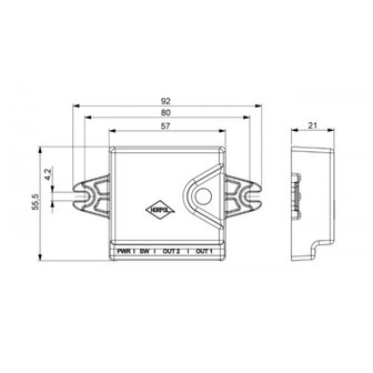 Horpol Tail Lift flashing Modul PRZ 2201