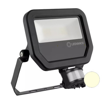 20W LED Floodlight 230V With Sensor 3000K