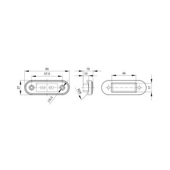 Fristom Mounting Bracket White for FT-015