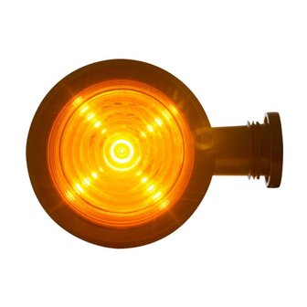 Horpol LED Stalk Marker Lamp Direction Indicator + 0,6m cable Short Model Universal