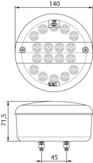 Led Fog Lamp 9-33V