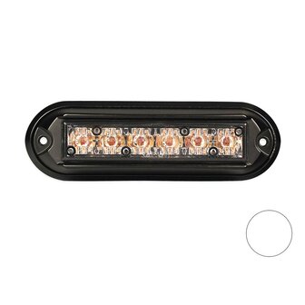 Flashing Led Lamp with Black Housing White