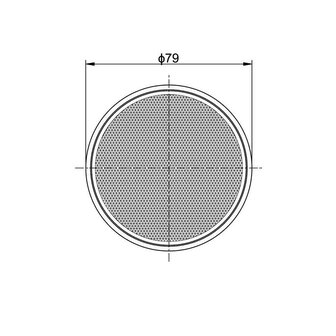 Reflex - Reflector Round Adhesive Strip Ø79mm Red