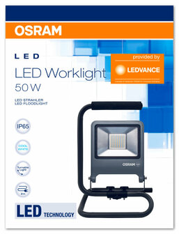 Osram 50W LED Werklamp 230V + Handvat