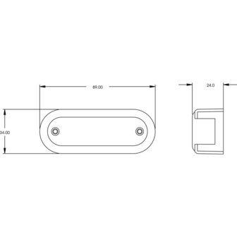 LED Front Marker Lamp 24V