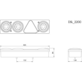 6-Function Rear Led Lamp Left