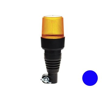 Blue LED Flash Beacon with Flexible Base