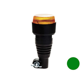 LED Flash Beacon with Flexible Base Green