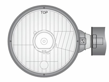 Headlamp &Oslash;161x115, H4, plastic, left