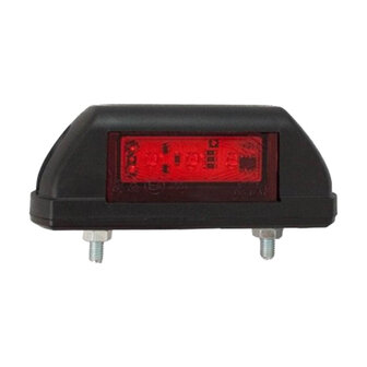 Horpol LED Rear Marker Lamp Red 12-24V  with 0,5m cable