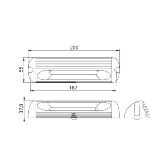 LED Interieurlamp 20CM High Power