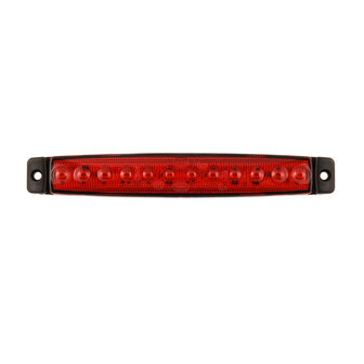 LED Marker Lamp Rear Red Tall 24V