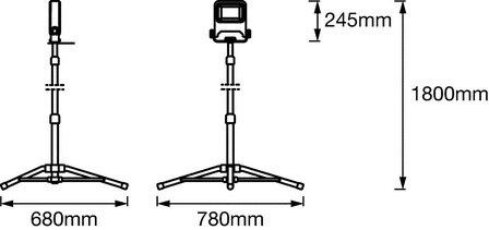 LEDVANCE 50W LED Worklight With Tipod