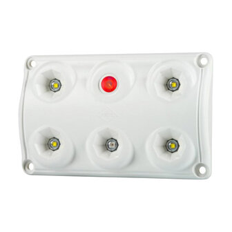 Horpol LED Interior Lamp Red/White Dimmable + Switch LWD 2157