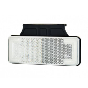 Horpol LED Front Marker White 12-24V NEON-look + Mounting Bracket