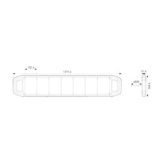 Hella LED Beacon 137cm + Control Panel 4m Cable | 2RL 014 567-021